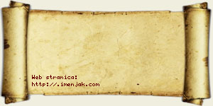 Angelina Stojančić vizit kartica